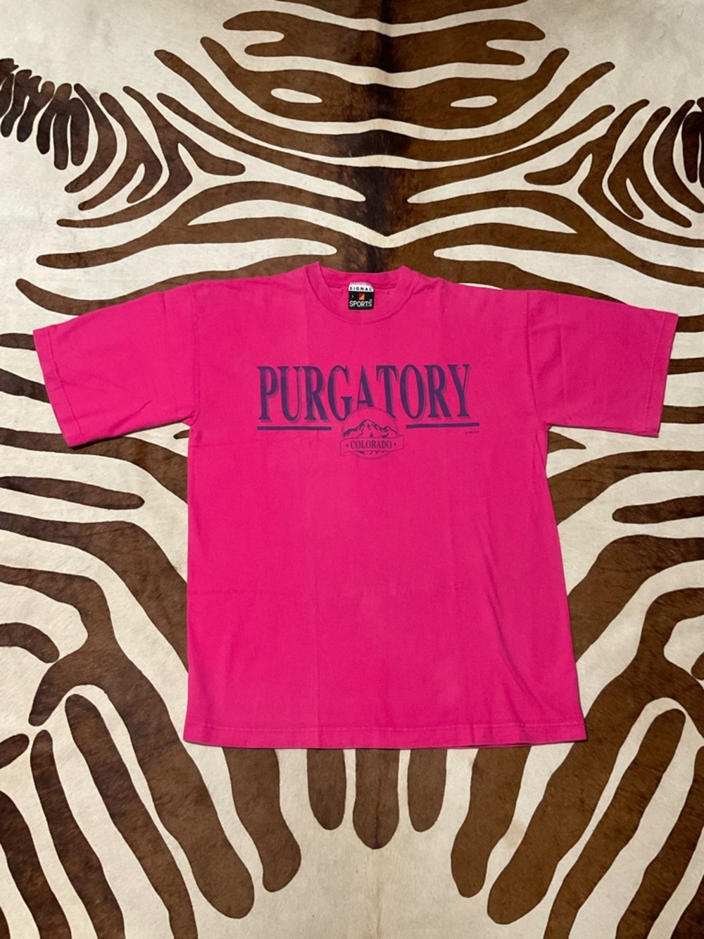 Vintage 1991 Purgatory Ski Resort Unisex Shirt Colorado USA Size Large VTG